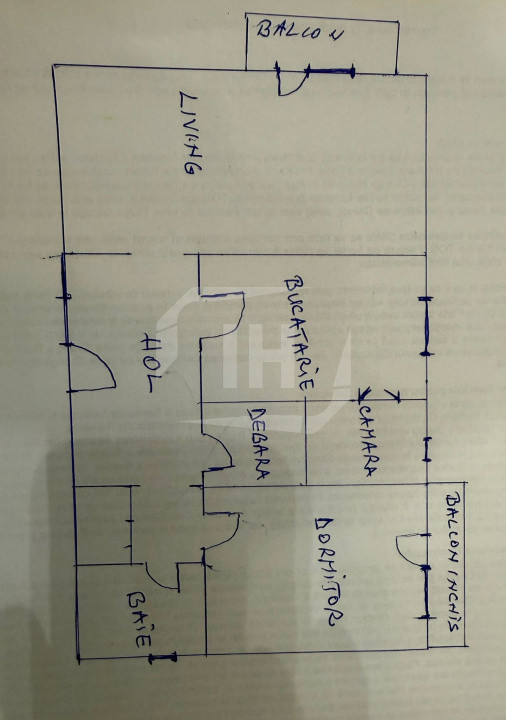 Apartament 2 camere decomandat, zona strazii Bucuresti, Marasti