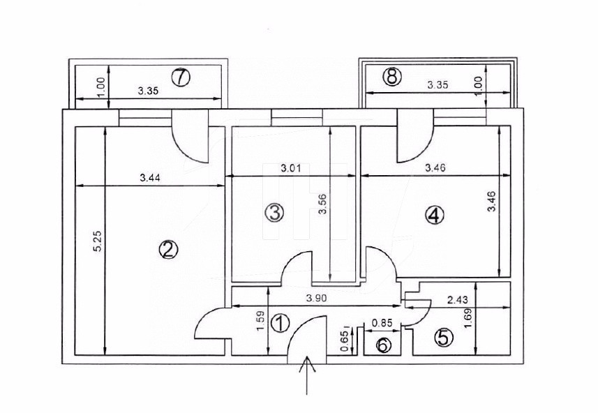 Apartament 2 camere, decomandat in Marasti