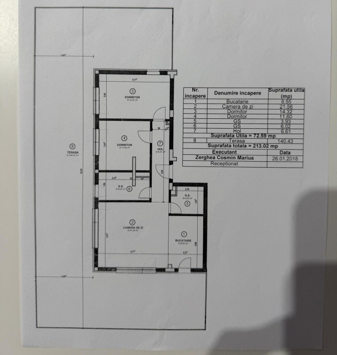 Proprietate deosebita, terasa panoramica asupra orasului