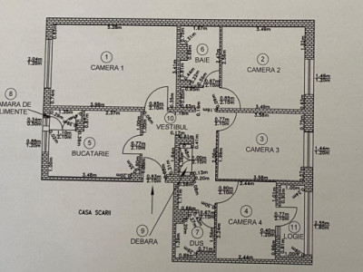 Apartament 4 camere decomandat, etaj 2, zona Electrica