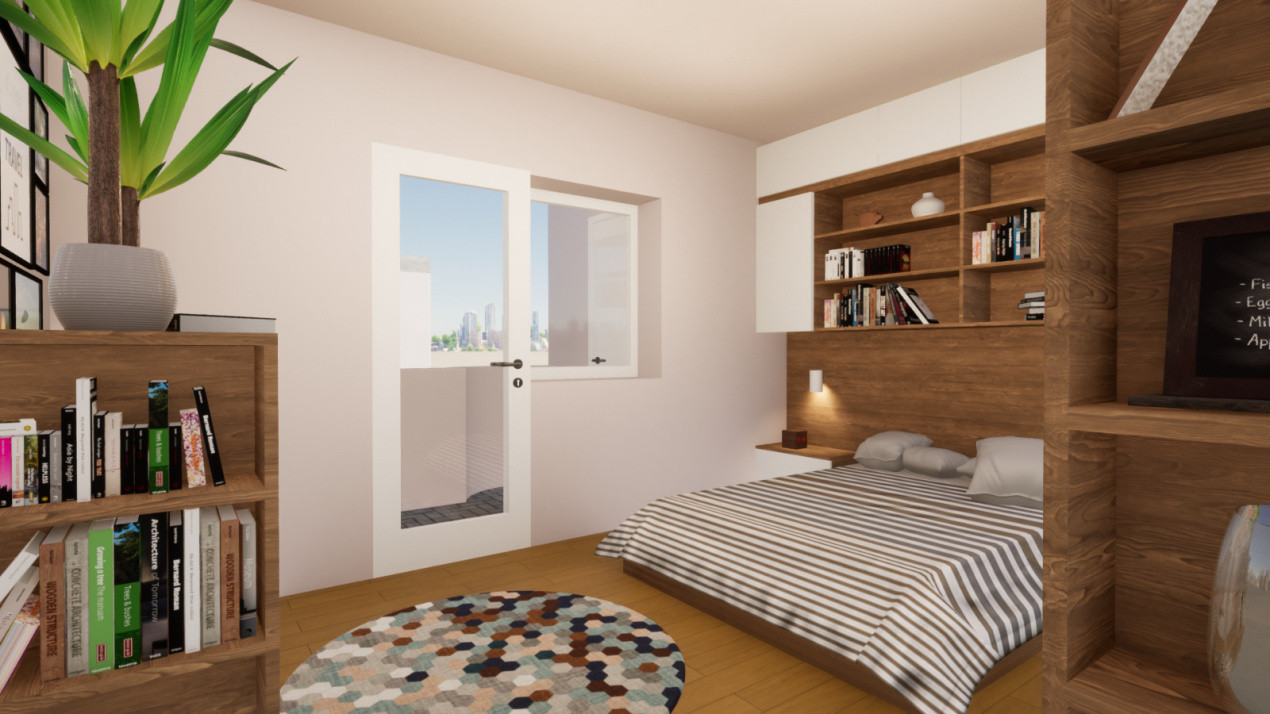 Apartament 3 camere decomandat cu 2 bai, etaj 1, zona Calea Manastur