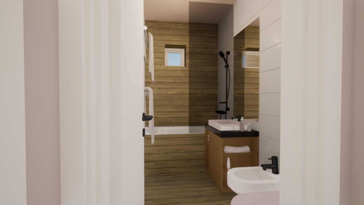 Apartament 3 camere decomandat cu 2 bai, etaj 1, zona Calea Manastur