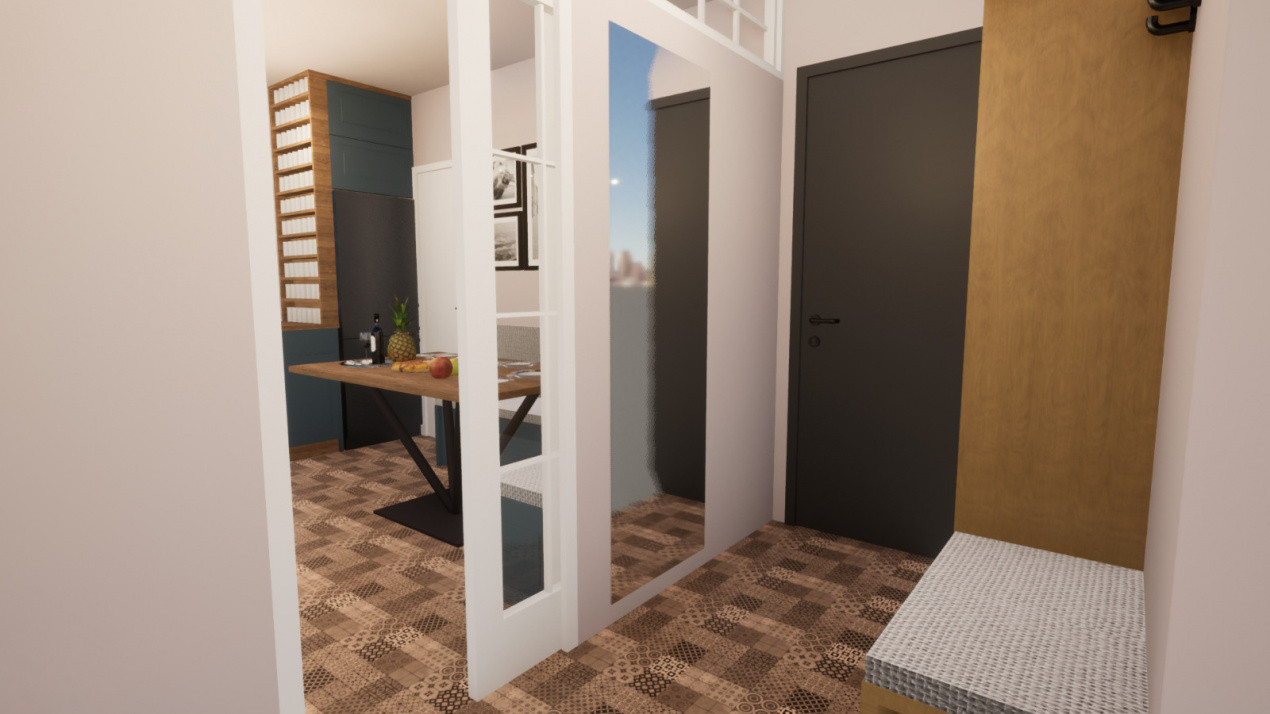 Apartament 3 camere decomandat cu 2 bai, etaj 1, zona Calea Manastur