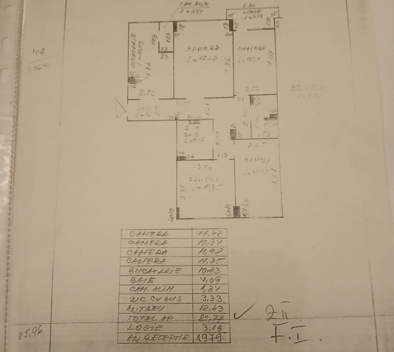 Apartament 4 camere decomandat, cartier Manastur