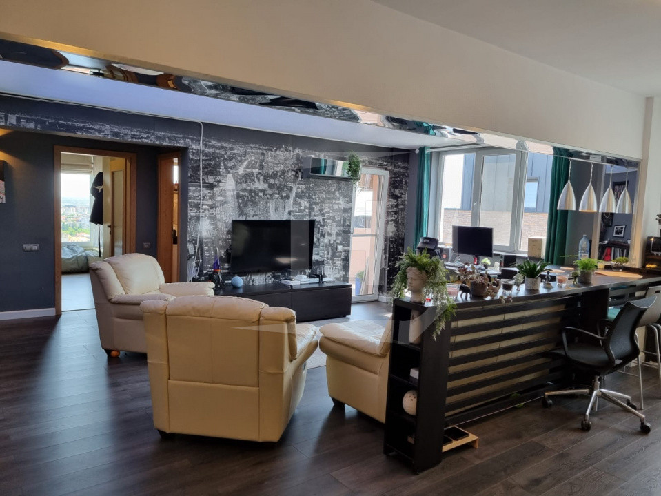 Apartament cu 4 camere, 3 terase, intermediar, parcare inclusa, Andrei Muresanu