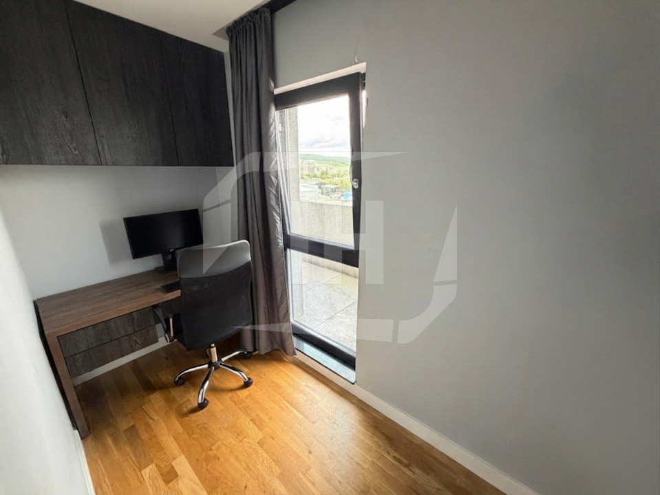 Apartament 2 camere, terasa, mobilat si utilat modern