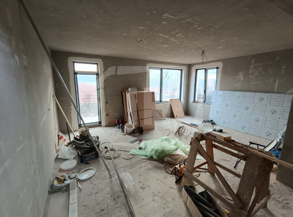 Casa cu 4 camere, terasa mare, constructie noua, CF, zona Dambul Rotund