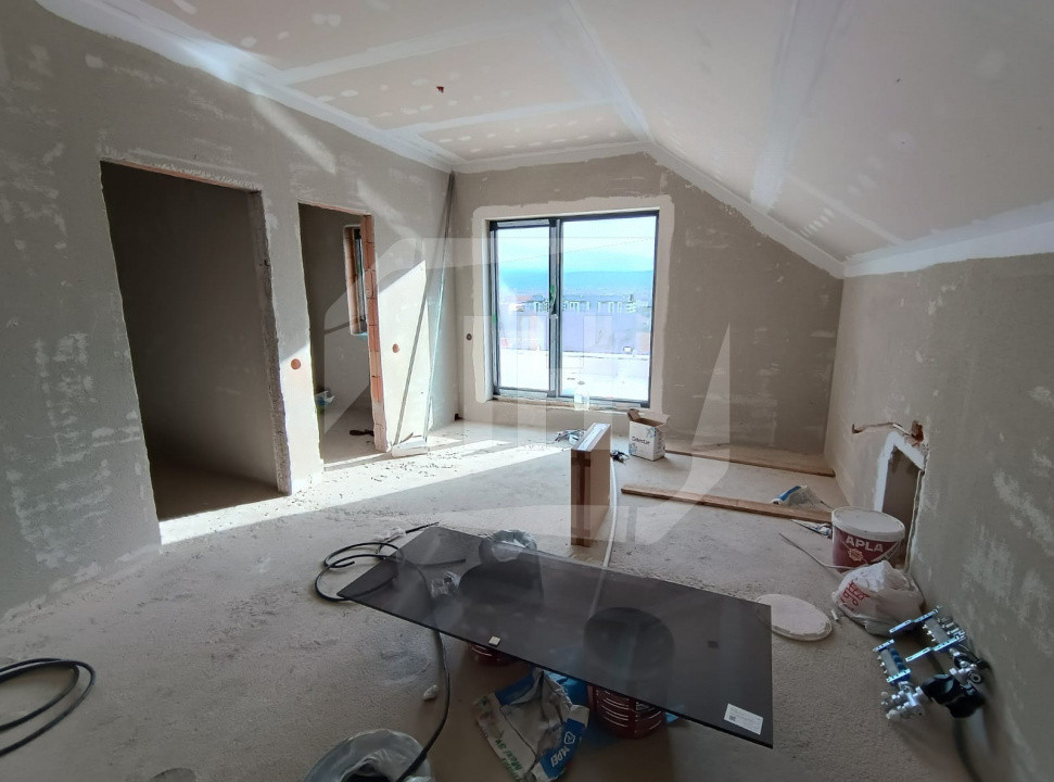 Casa cu 4 camere, terasa mare, constructie noua, CF, zona Dambul Rotund