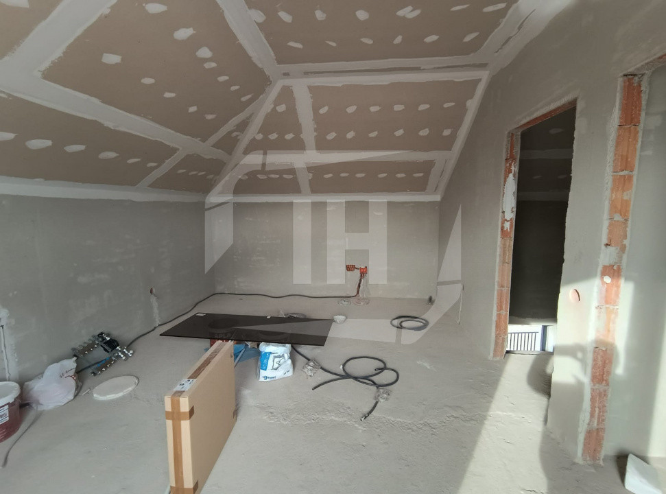 Casa cu 4 camere, terasa mare, constructie noua, CF, zona Dambul Rotund