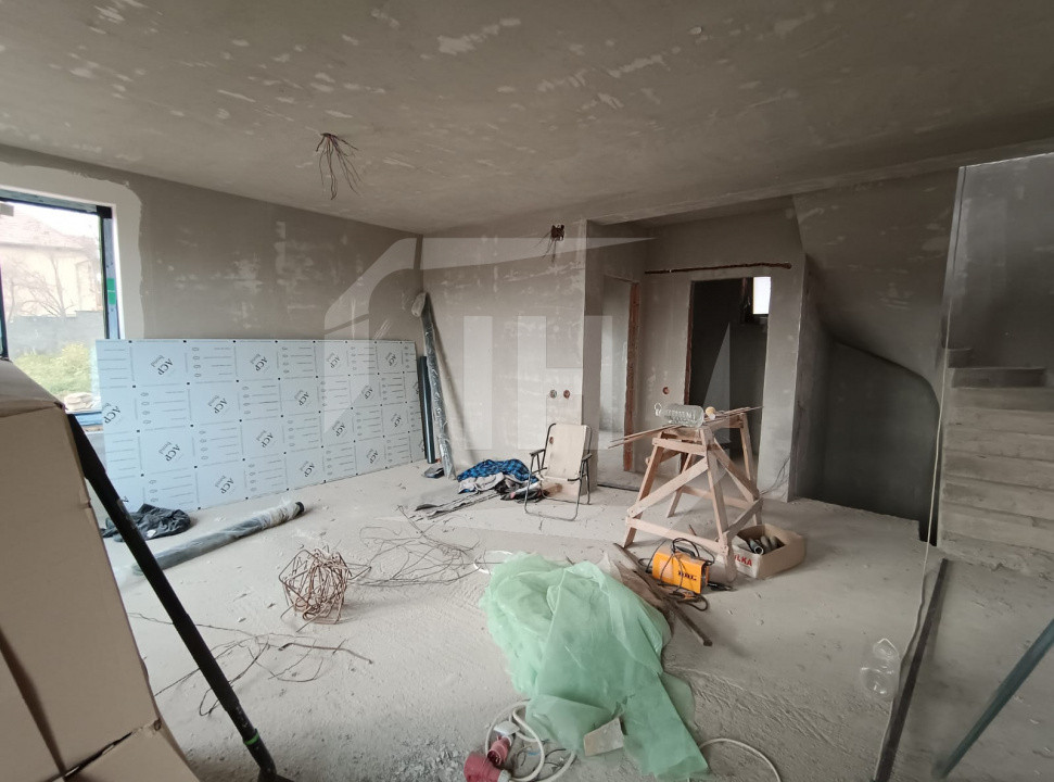 Casa cu 4 camere, terasa mare, constructie noua, CF, zona Dambul Rotund