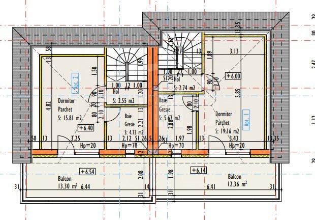 Casa cu 4 camere, terasa mare, constructie noua, CF, zona Dambul Rotund