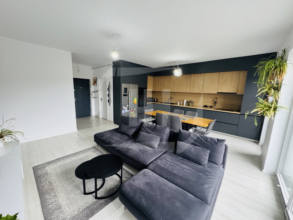 Penthouse de 94 mp utili si 38 mp de terasa, la cheie, in bloc nou!