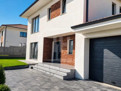 Casa individuala, garaj, 500 mp teren, constructie premium, Chinteni