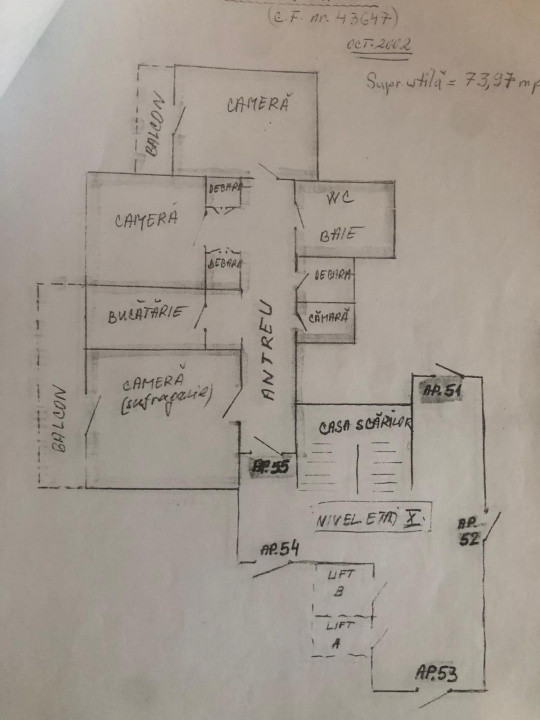 Apartament 3 camere decomandat, zona McDonald's Manastur