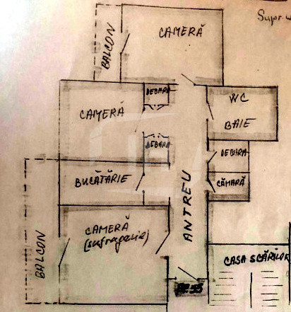 Apartament 3 camere decomandat, zona Primaverii Manastur