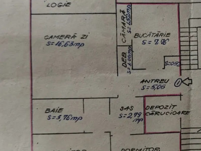 Apartament renovabil, 3 camere decomandat, zona Octavian Goga
