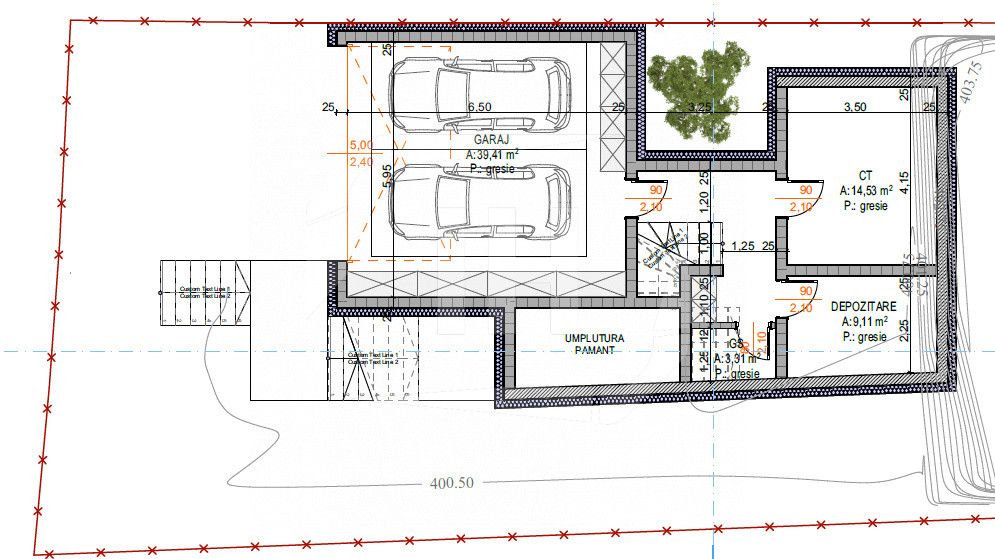 Casa individuala cu arhitectura moderna, 280 utili, teren 619 mp, in zona Gruia