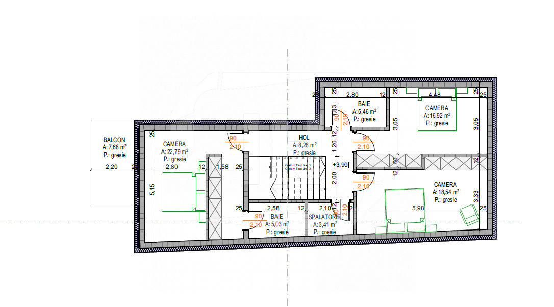 Casa individuala cu arhitectura moderna, 280 utili, teren 619 mp, in zona Gruia