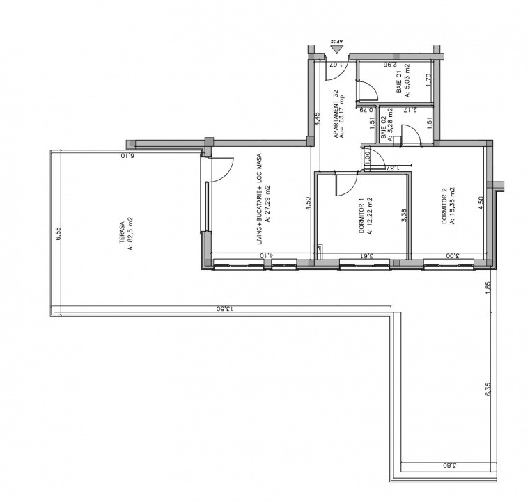 Apartament deosebit, terasa cu vedere spre padurea Faget, zona Vivo