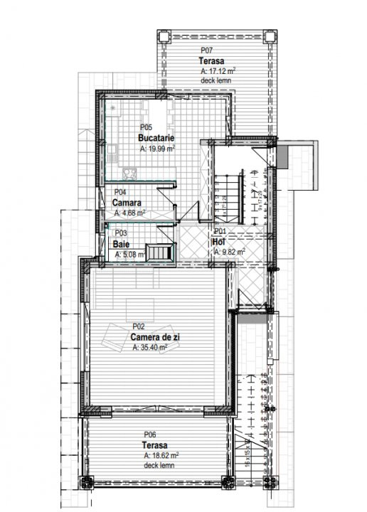 Casa individuala, garaj, 596 mp teren, constructie premium